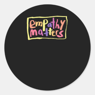 Empathy S Sticker1 Runder Aufkleber