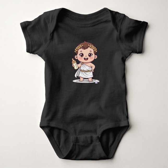 Emperador Romano Kawaii Be Baby Strampler (Vorderseite)