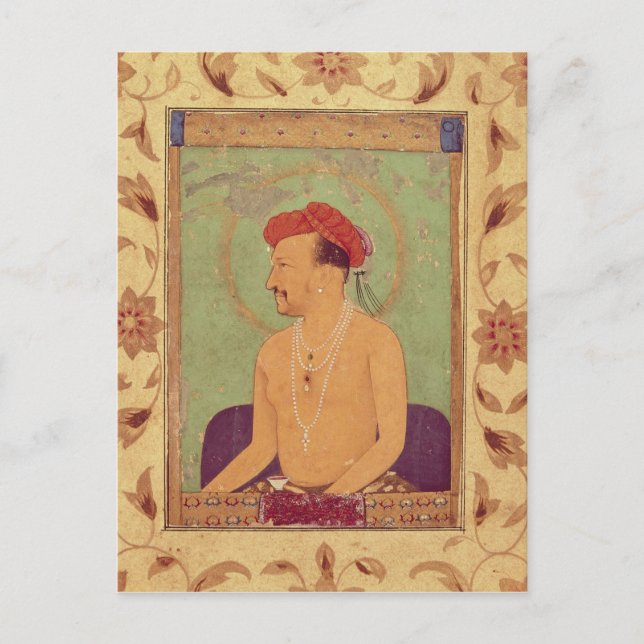 Emperor Jahangir Postkarte (Vorderseite)