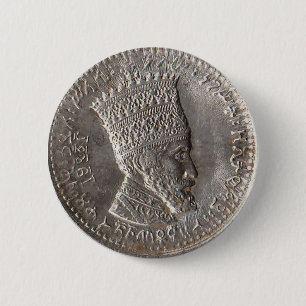 Emperor Selassie I Button