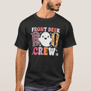 Empfang Boo Crew Funny Ghost Halloween Empfang T-Shirt