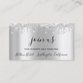 Empfang Card Hochzeiten Brautparty Tropfen Visitenkarte