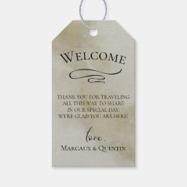 Empfang der neutralen Wasserfarbe Geschenkanhänger