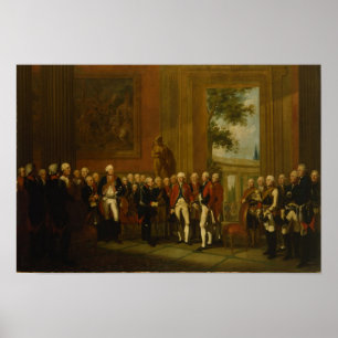 Empfang für den Herzog von York in Sanssouci Poster