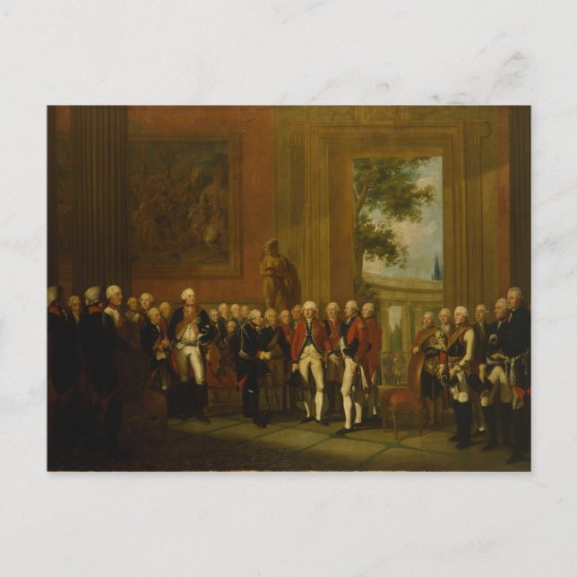 Empfang für den Herzog von York in Sanssouci Postkarte (Vorderseite)