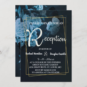 Empfang für einfache Chic-Geometrie Einladung