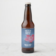 Empfang Hochzeit Pink Blume Gast Dank