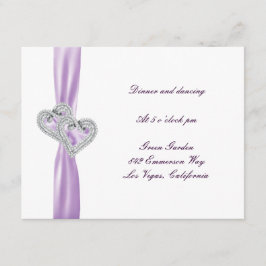 Empfang-Karte für benutzerdefinierte Herzklappenla Begleitkarte