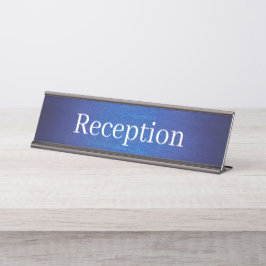 Empfang-Schreibtisch Schreibtischnamensplakette