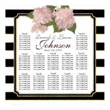 Empfang Seekarte Rosa Hydrangea Moderne