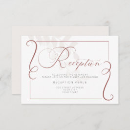 Empfang - Selten Botanischer Gewürz und Creme Einladung