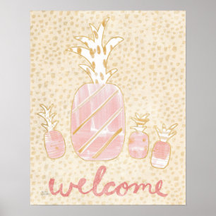 Empfang von Ananas Poster