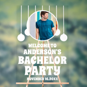 Empfang von benutzerdefinierten Foto-Bachelor-Part Acrylschild