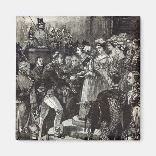 Empfang von Louis Philippe an Windsor Schloss Magnet