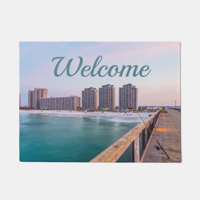 Empfang vor Navarra Beach Florida Fußmatte (Vorderseite)
