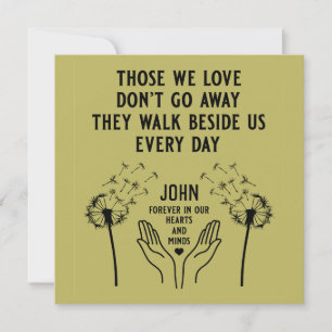 Empfang zur Gedächtnisbeerdigung