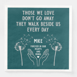 Empfang zur Gedächtnisbeerdigung Serviette