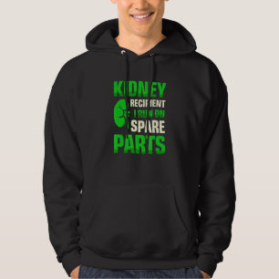 Empfänger der Niere Ich laufe auf Ersatzteilorgan Hoodie