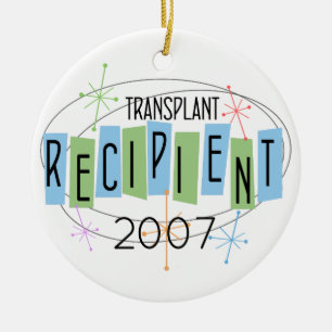 Empfänger einer individuell anpassbaren Transplan Keramik Ornament