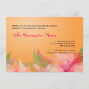 Empfangs-Karten-abstrakte Einladung