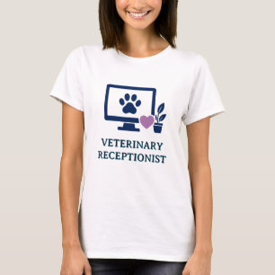 🩺 Empfangsdame Tierarztpraxis Tierklinik 🩺 T-Shirt