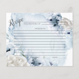 EMPFANGSKARTE | Rustikale Aquarellblumen