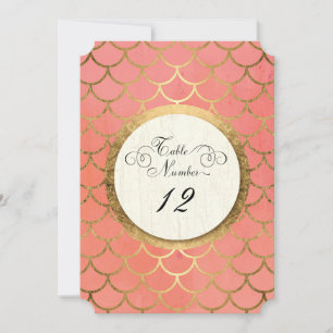 Empfangstisch Zahlen Faux Gold Art Deco Hochzeit Einladung