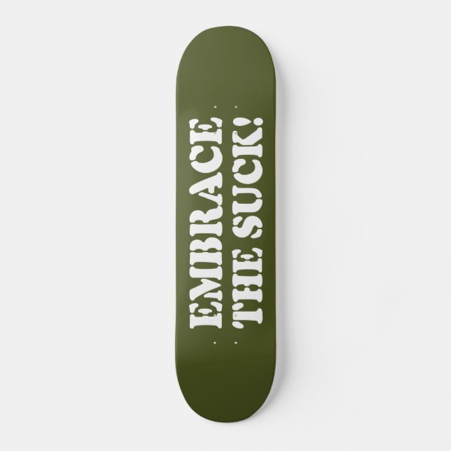 EMPFEHLEN SIE DEN SIND ZUM KOTZEN! SKATEBOARD (Vorderseite)