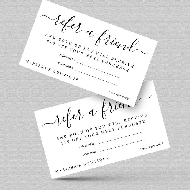 Empfehlungskarte für Unternehmen: Eine Friend-Kart Visitenkarte (Von Creator hochgeladen)