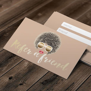 Empfehlungskarte Natural Hair Beauty Salon