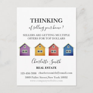 Empfehlungsmarketing Immobilienmakler Postkarte