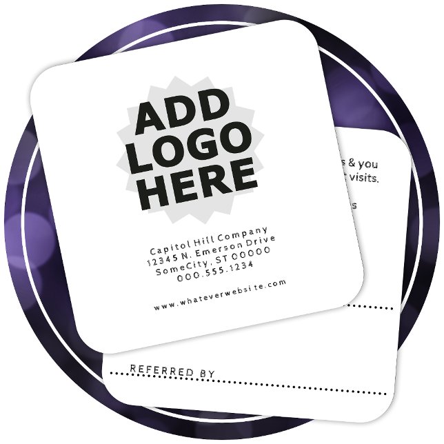 Empfehlungsschreiben danke quadratisch empfehlungskarte (Von Creator hochgeladen)