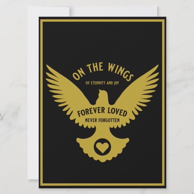 Empfindlich für Speicherkarte mit Beileid (Vorderseite)