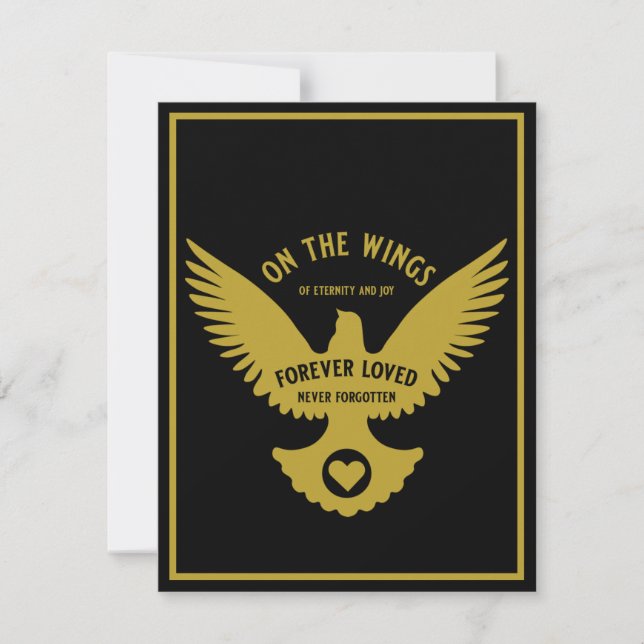 Empfindlich für Speicherkarte mit Beileid (Vorderseite)