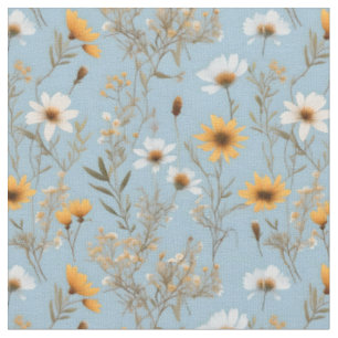 empfindliche australische Wildblumen und Gräser, Stoff