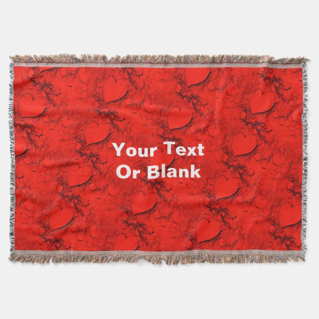 Empfindliche Herzen Decke (Vorderseite)