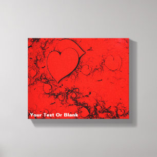Empfindliche Herzen Leinwanddruck