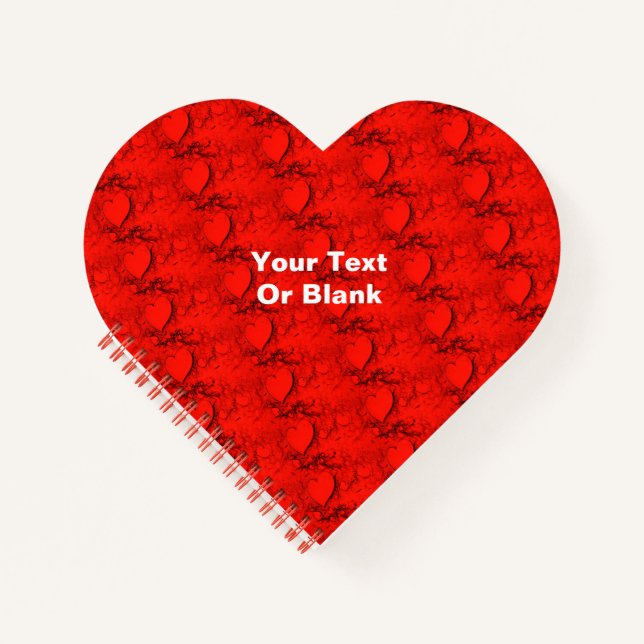 Empfindliche Herzen Notizbuch (Vorderseite)