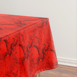 Empfindliche Herzen Tischdecke