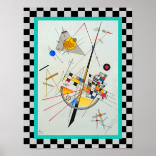 Empfindliche Spannung durch Wassily Kandinsky Poster