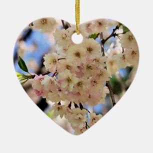 Empfindlicher Frühling blüht Blumen-Verzierung Keramikornament