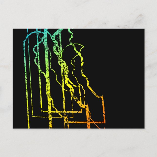 empfindlicher Kälteeinfluss Postkarte (Vorderseite)