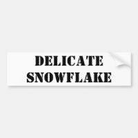 Empfindlicher Schneeflocke-Autoaufkleber
