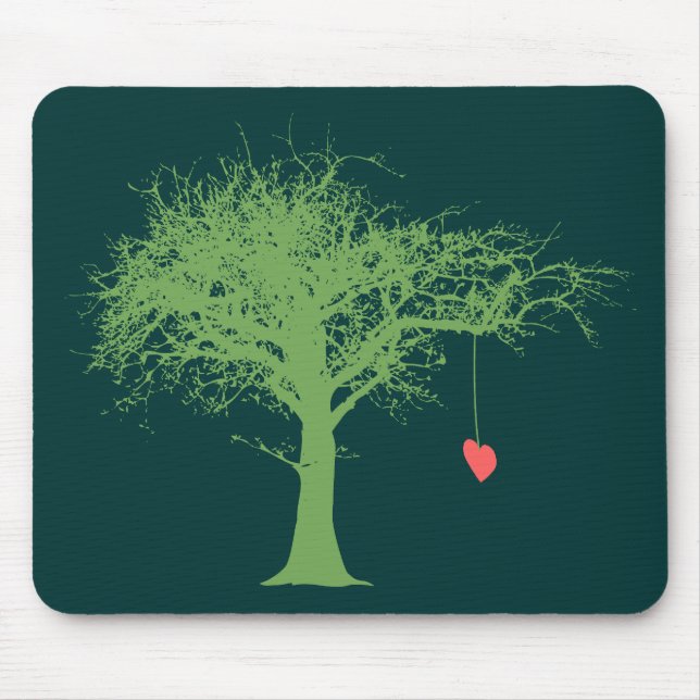 Empfindliches Herz Mousepad (Vorne)