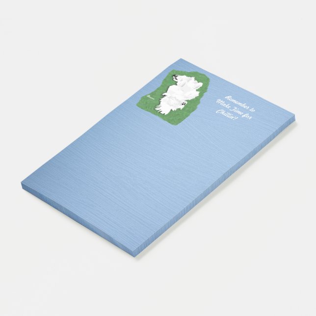 Empfohlene Entspannung nach der Entspannung, 4" x  Post-it Klebezettel (angewinkelt)