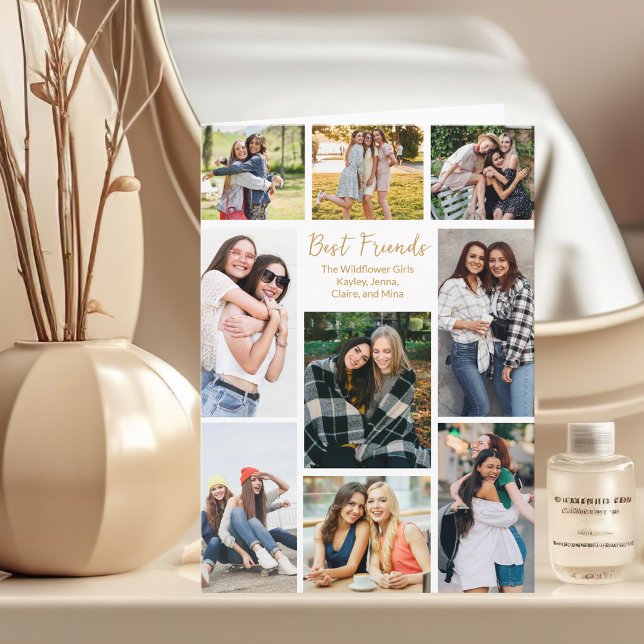 Empfohlene Fotocollage für den besten Freund - ind Karte (Von Creator hochgeladen)