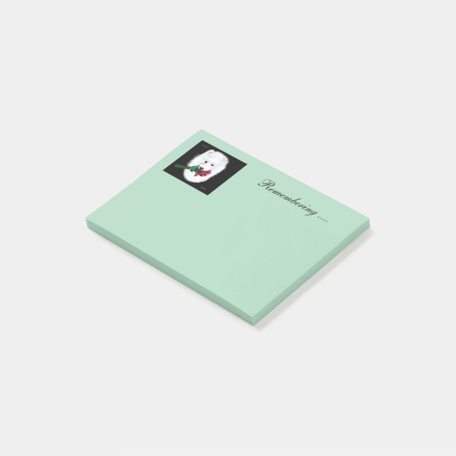 Empfohlene Post-it Notes 3M, 4x3 inch. "Erinnerung Klebezettel (angewinkelt)