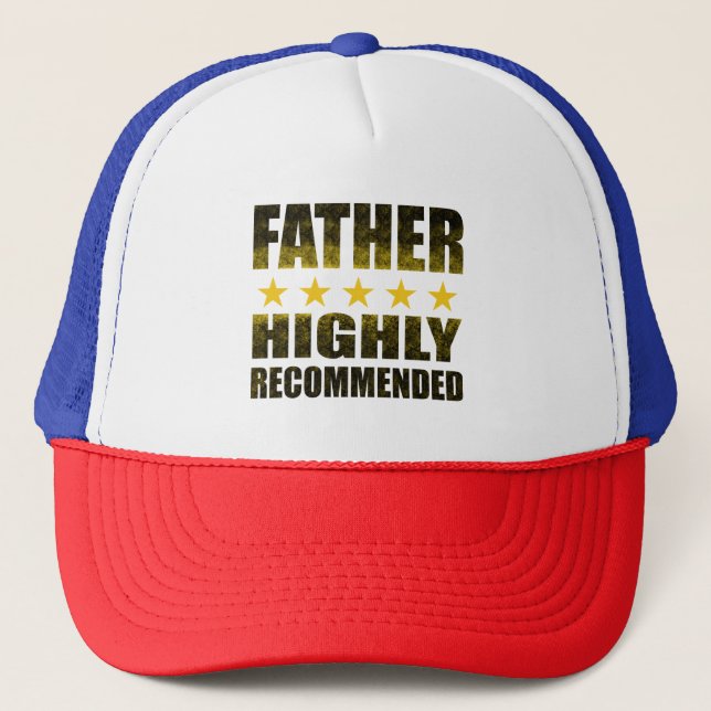 Empfohlener 5-Sterne-Vater Truckerkappe (Vorderseite)