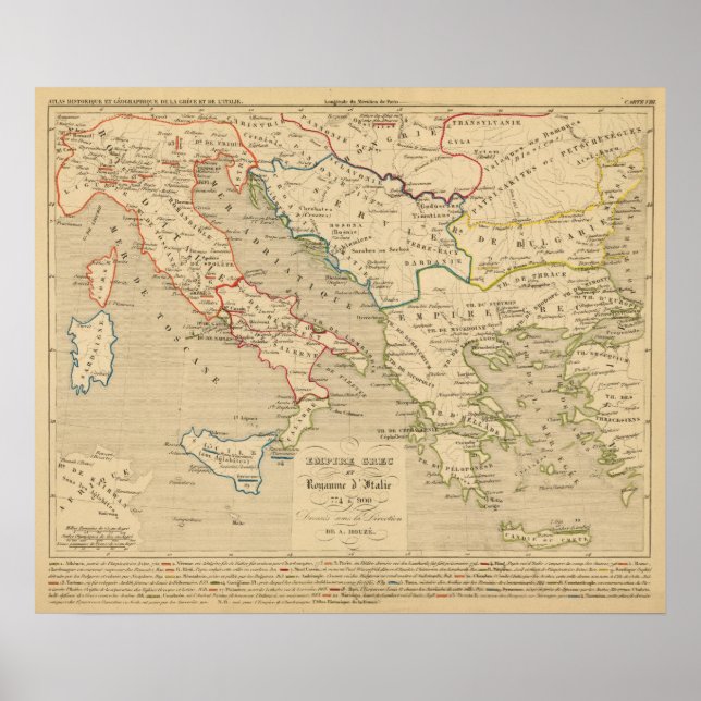 Empire Grec et Royaume d'Italie 774 a 900 Poster (Vorne)