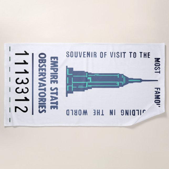 EMPIRE STAAT STRANDTUCH (Vorderseite)